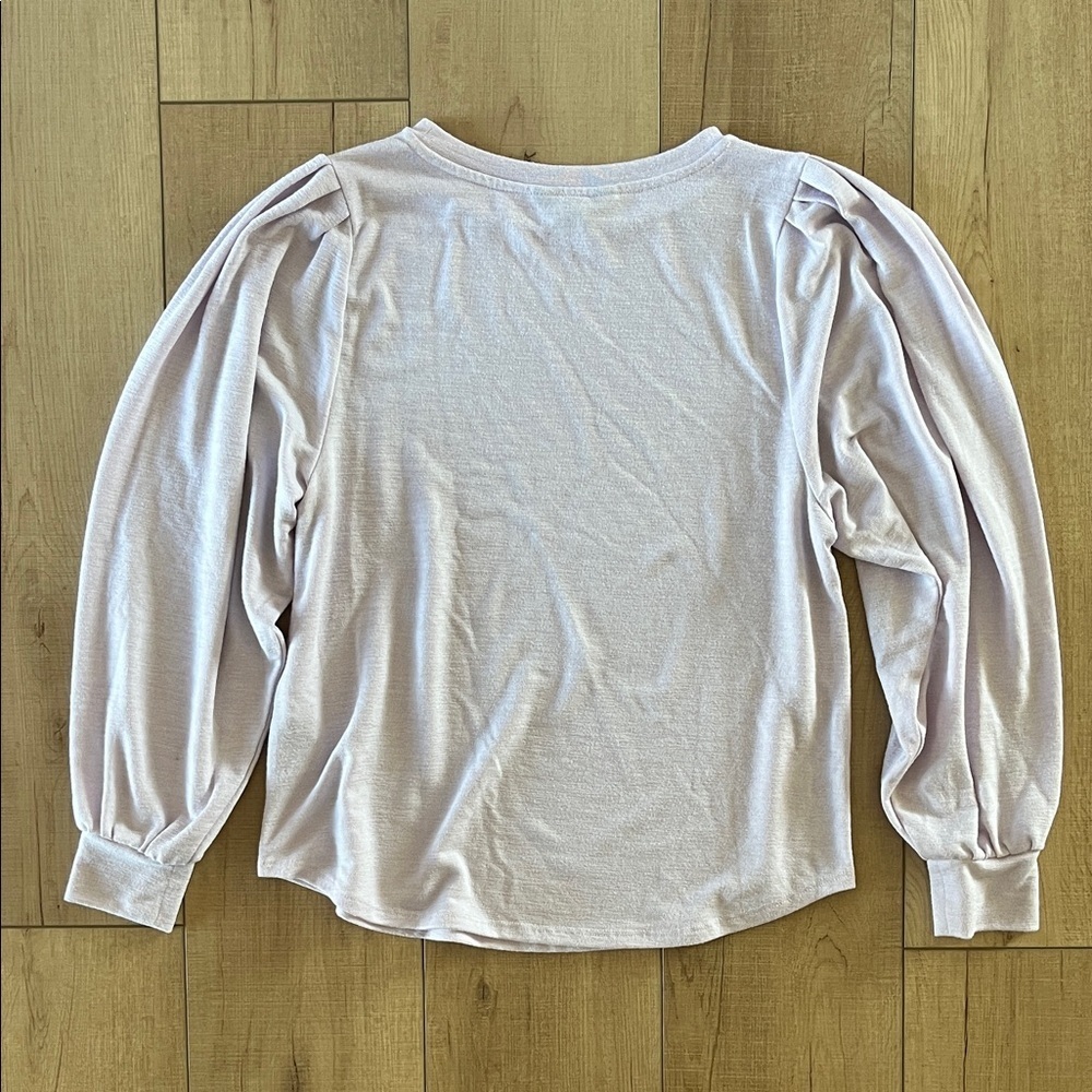Banana Republic Luxespun Soft Lavender Crew Neck Sweater - Picture 3 of 3